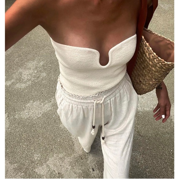 Nanushka Tops - NWT Nanushka Knit Chrissie Strapless Top